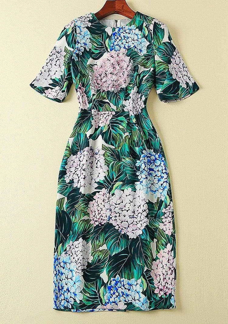 Summer New Fashion Short Dress Multi / L Summer New Fashion Short Dress Multi / L