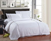 Five Stars Hotel 100% cotton satin Luxury white hotel bed linen bedspreads elegant  bedding set duvet cover King Queen size