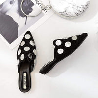 Spring Summer Woman Mules Half Slipper Shoes