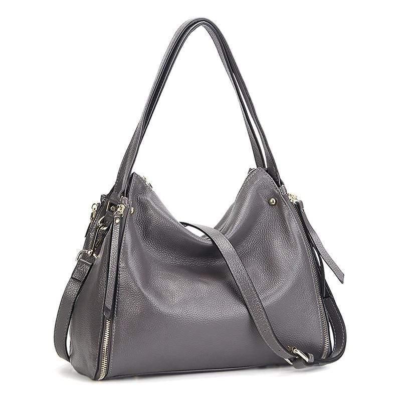 Genuine Leather Shoulder Messenger Bag - HER SHOP