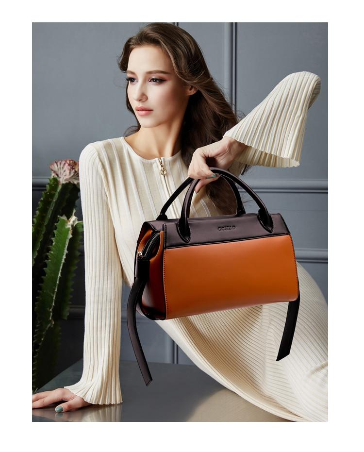 Luxury Leather Women Messenger Bag