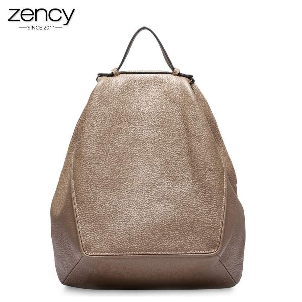 Large Capacity Cow Leather Female Bag - HER SHOP