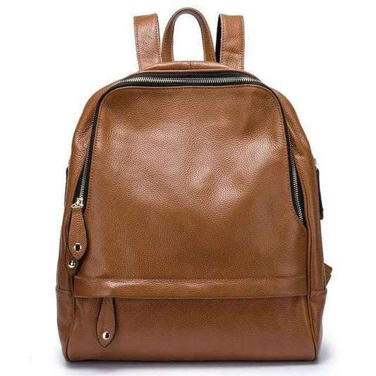 Real Leather Holiday Knapsack - HER SHOP