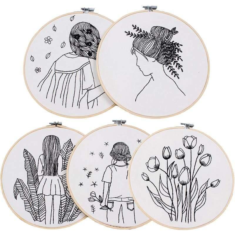 Easy Embroidery Kit for Beginner - HER SHOP
