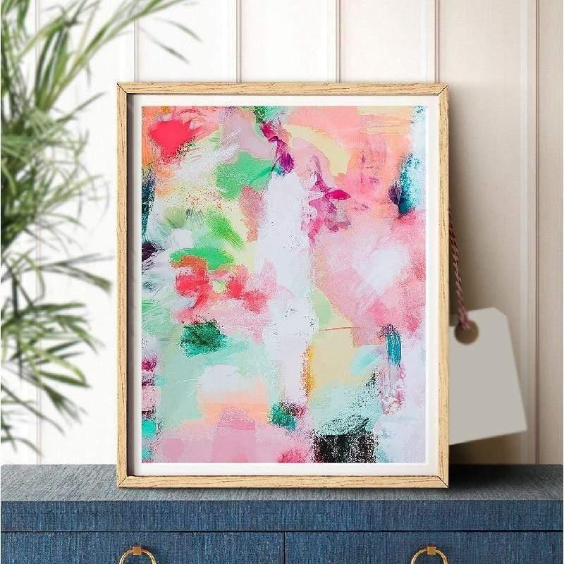 Colorful Modern Abstract Painting Wall Art Decor Poster - HER SHOP