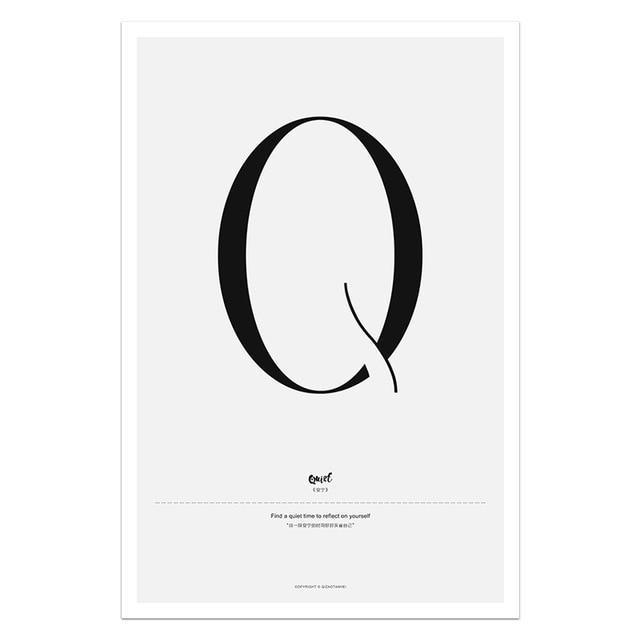 Nordic Style Simple Love Posters