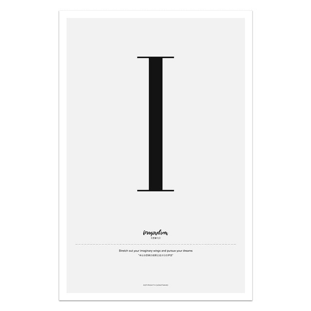 Nordic Style Simple Love Posters