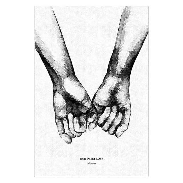 Nordic Style Simple Love Posters