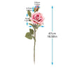 Vintage Beautiful Artificial Flowers for Decoration Silk Rose