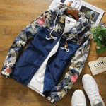 Her Shop jacket Navy Blue / M Casual Floral Jacket