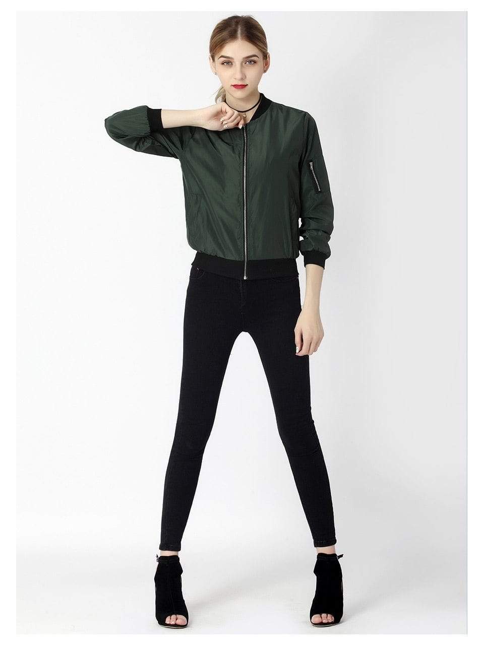 Spring  Basic Jackets Bomber