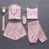 Sleepwear 7 Pieces Pajama Set Women Autumn Winter Sexy Pajamas Sets Sl HER SHOP Sleepwear 7 Pieces Pajama Set Women Autumn Winter Sexy Pajamas Sets Sl HER SHOP