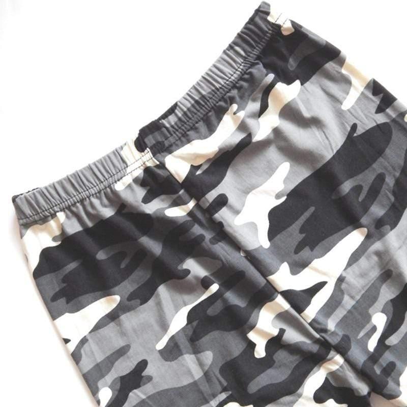 Her Shop Pants and Leggings 11 / One Size Camouflage Print Elastic Fitness Casual Leggings