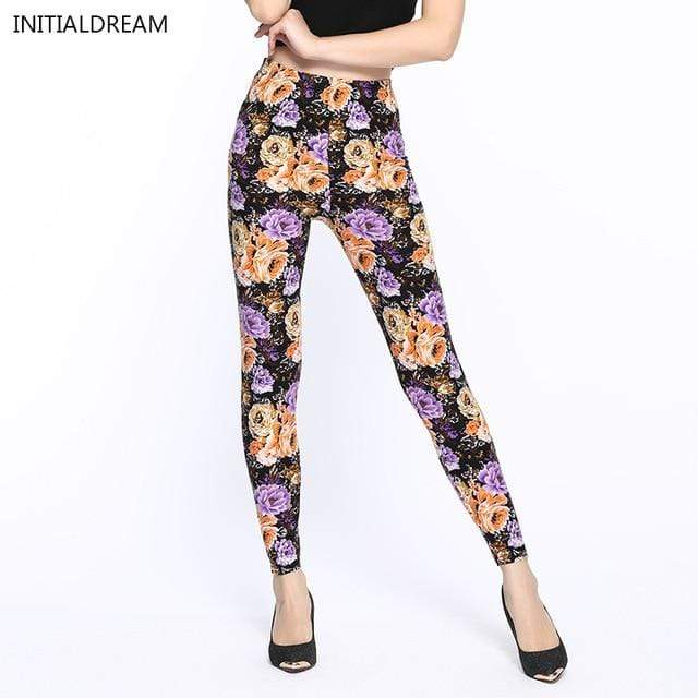 Her Shop Pants and Leggings 09 / One Size Camouflage Print Elastic Fitness Casual Leggings