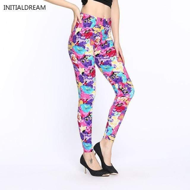 Her Shop Pants and Leggings 11 / One Size Camouflage Print Elastic Fitness Casual Leggings