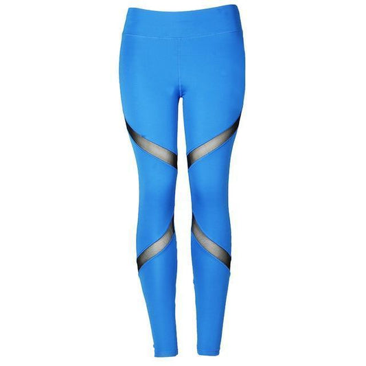 Mesh Design Fitness Leggings - HER SHOP