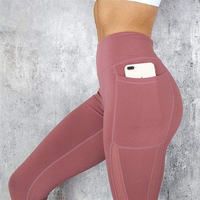 Women's High Waist Workout Leggings w/ Pockets