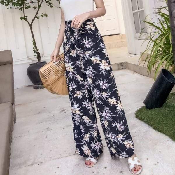 Bohemian Wide Leg Holiday Pants