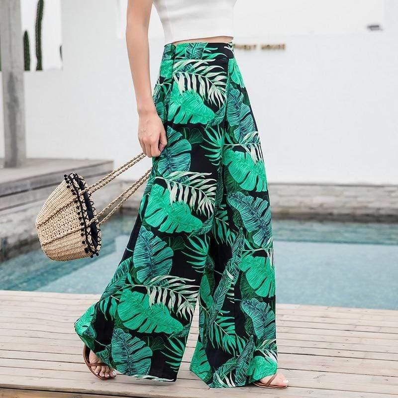 Her Shop pants Bohemian Wide Leg Holiday Pants