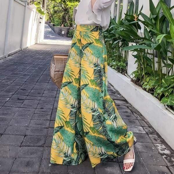 Bohemian Wide Leg Holiday Pants