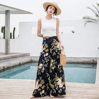 Bohemian Wide Leg Holiday Pants