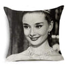 Her Shop pillow case 450mm*450mm / 8 European and American best-selling beauty  square linen pillowcase