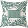 Tropical Plants Palm Leaf Cushion Cover