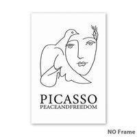 Her Shop poster 25x35cm NO Frame / 2 A1 A2 A3 A4 A5 Canvas Painting Picasso Abstract Peace Dove Poster
