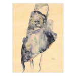 Canvas Oil  Paintings Poster Unframed Drawings Austrian Egon Schiele