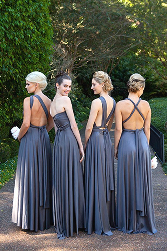 New Light Blue Convertible Bridesmaid Dresses – HER SHOP