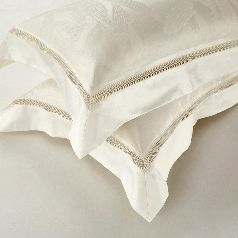 Premium Egyptian Cotton Jacquard Duvet Cover Set