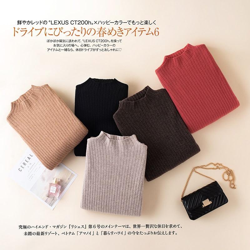 Women's Autumn and Winter New Fashion Long Pure Australian Wool Dress