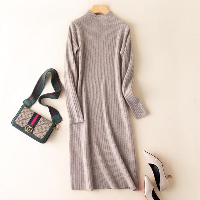 long sleeve winter dress australia Long Sleeve Winter Tunic Dresses Australia Autumn Winter Women Dress Long Sleeve Knitted Sweater Dresses Fashion