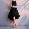 Simple Elegant Sleeveless High Low Prom Dress