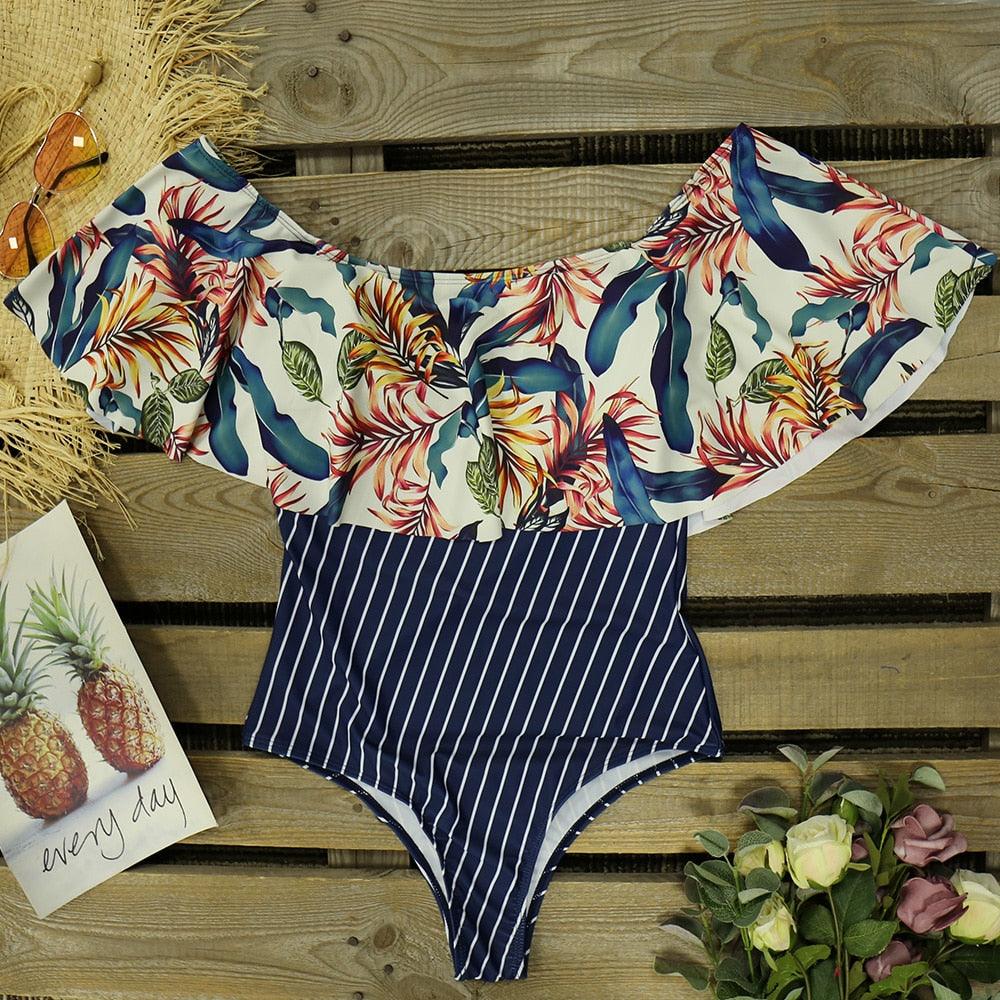 One Piece Molokini Ruffle Swimsuit