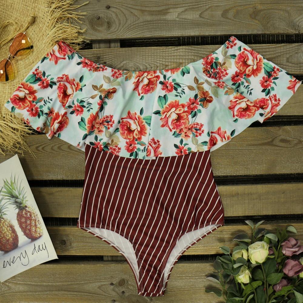One Piece Molokini Ruffle Swimsuit
