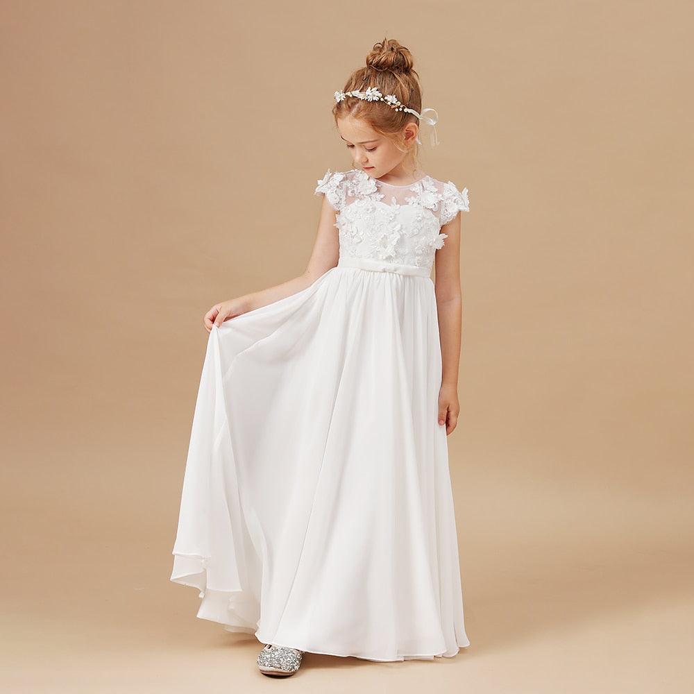 Flower Girl Pageant Elegant Dress