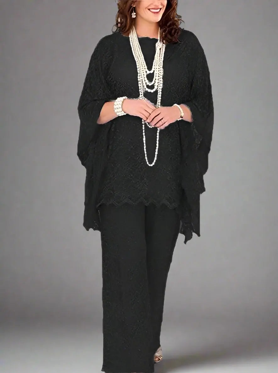 black and champagne mother of the bride dress Elegant - Custom Made Debutante Ball zegarie Size:40½ (EU) / 7½ (US) / 6½ (UK) Black 3/4 Sleeve Maxi