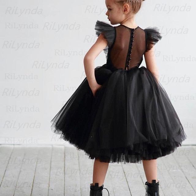 Mother Daughter High-Low Flower Girl Dress