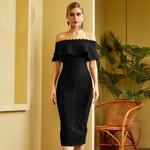 Women Green Off Shoulder Bandage Dress – HER SHOP Women Green Off Shoulder Bandage Dress – HER SHOP