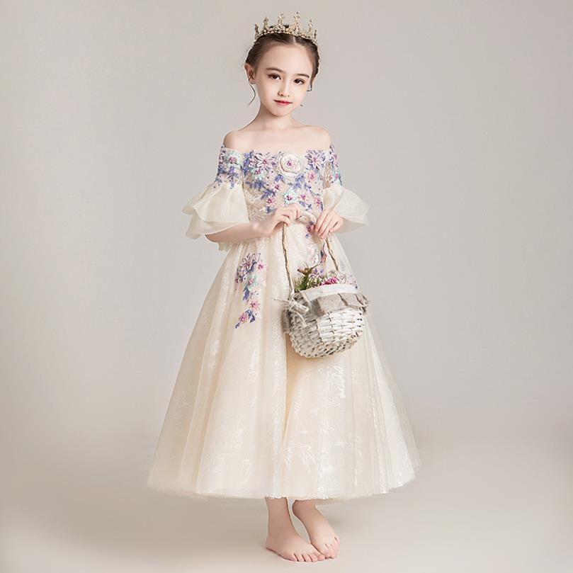 Girls Princess Birthday Party Gown