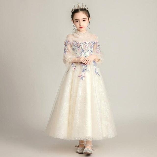 Girls Princess Birthday Party Gown