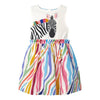 Animal Print Casual Cotton Vestidos Dress for 2-7 Years