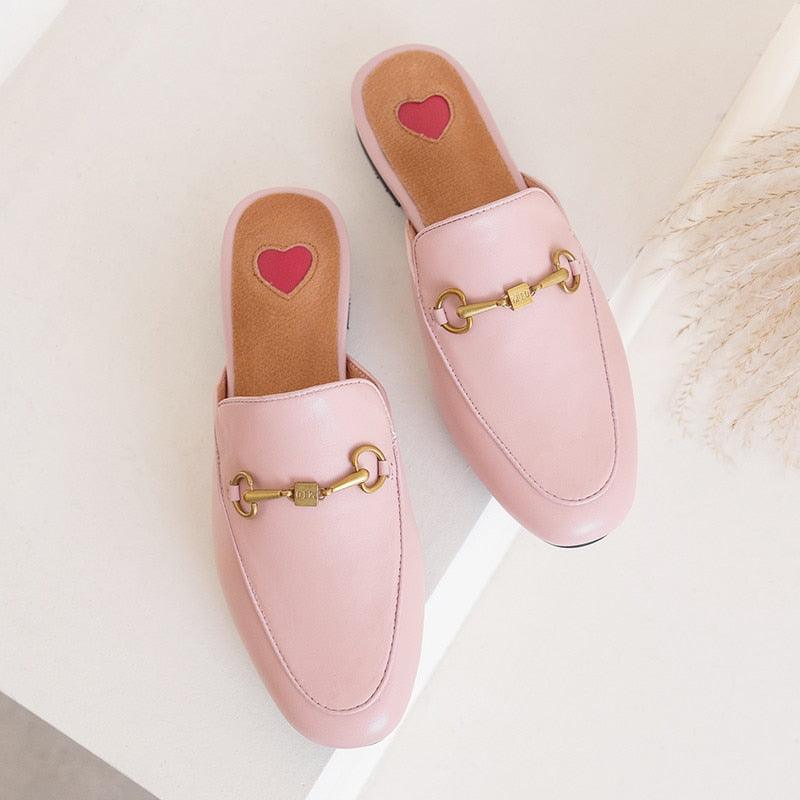 Brand Genuine Leather Slipper