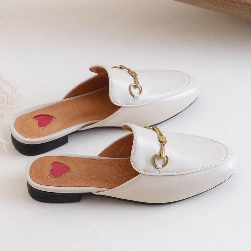 Brand Genuine Leather Slipper
