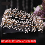 Luxury Rhinestone Bridal Headband Comb