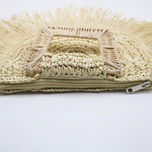 Fashion Tassel Woven Straw Bag - HER SHOP