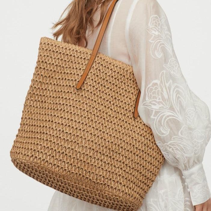Casual Straw Large Capacity Tote Bags - HER SHOP