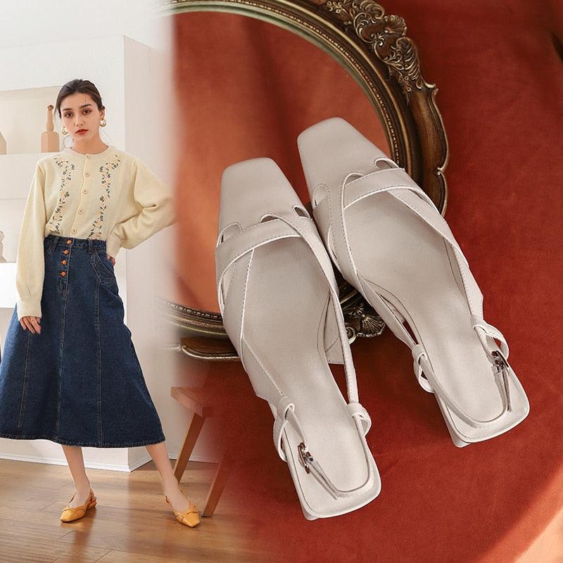 Fashion Casual Women Genuine Leather Sandals