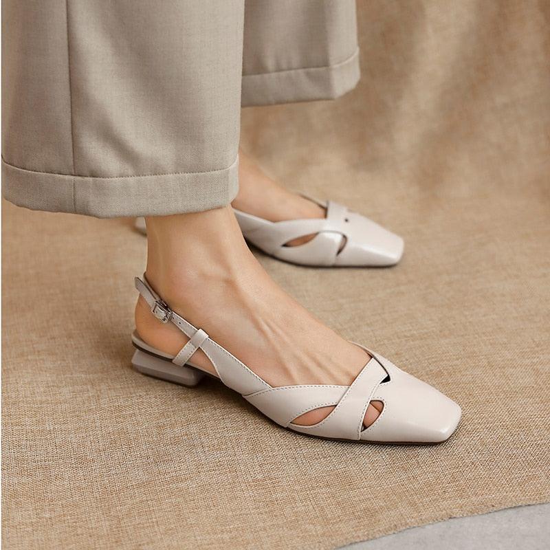 Fashion Casual Women Genuine Leather Sandals